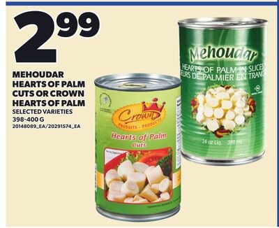 MEHOUDAR HEARTS OF PALM CUTS OR CROWN HEARTS OF…