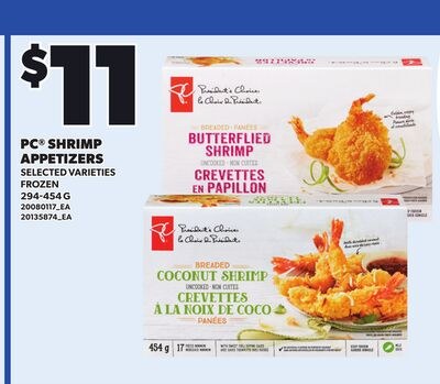 PC® SHRIMP APPETIZERS, 294-454 G