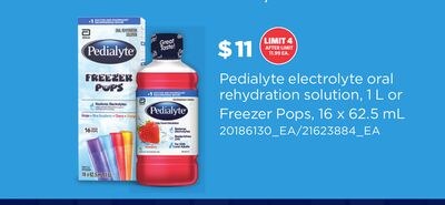 PEDIALYTE ELECTROLYTE ORAL REHYDRATION SOLUTION…