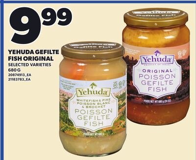 YEHUDA GEFILTE FISH ORIGINAL, 680 G