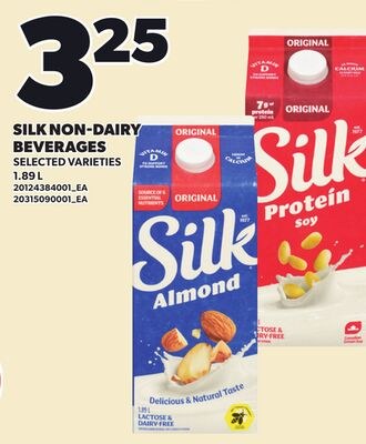 SILK NON-DAIRY BEVERAGES, 1.89 L