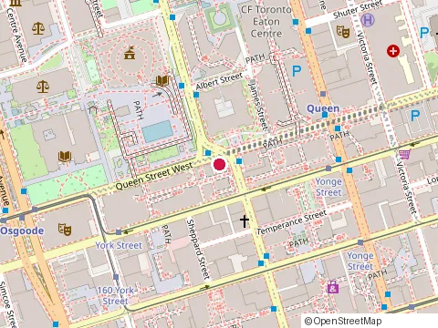Location of Gassee Cohen & Youngman at 200-65 Queen St W, Toronto