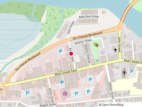 Location of Gestion R & P Dallaire at 162 Race Street, Hawkesbury
