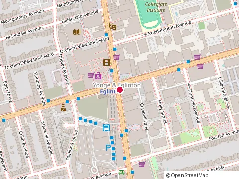 Location of Grechi Carter Professional Corporation at 1 Eglinton Ave E, Toronto