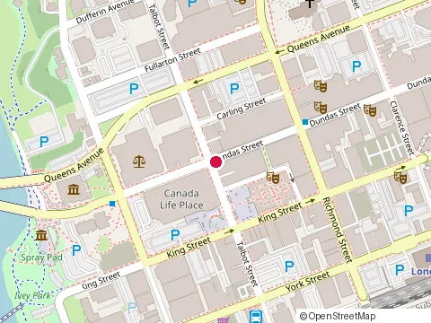 Location of Hassan Law at 3-142 Dundas St, London