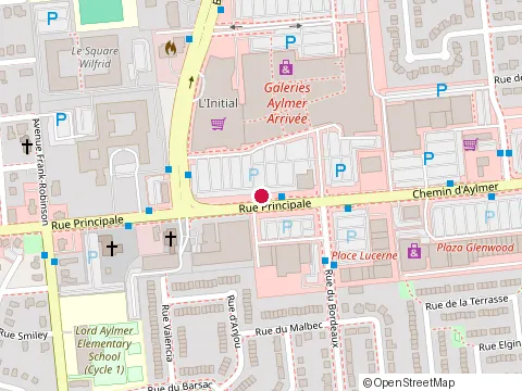 Location of Rôtisserie St-Hubert at 181 Principale St, Gatineau