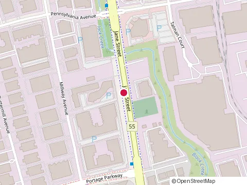Location of Insurance Supermarket International at 8000 Jane St, Concord