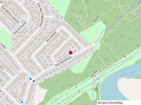 Location of À chacun son histoire at 4915, rue de la Pascaline, Lévis