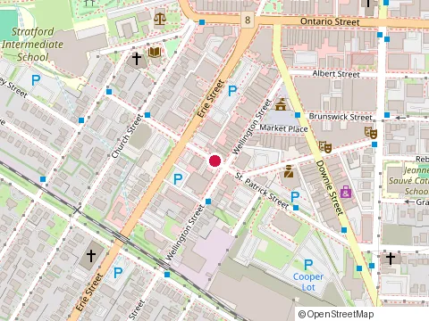 Location of Subway at 181 Talbot Street, Saint-Thomas