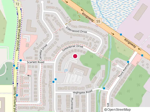 Location of Kadence Music Therapy at 609 Greenbriar Dr, Sudbury