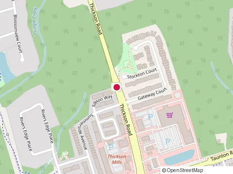 Location of Subway at 4091 Thickson Rd, Whitby