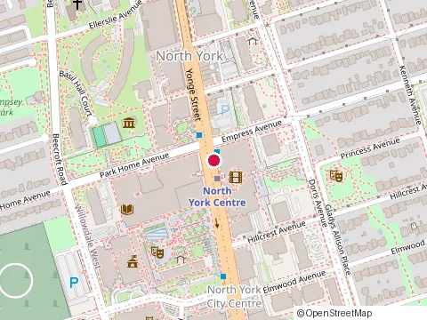 Location of Subway at 5150 Yonge Street, Toronto