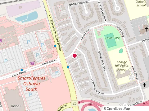 Location of la Vie en Rose at 560 Laval Dr, Oshawa
