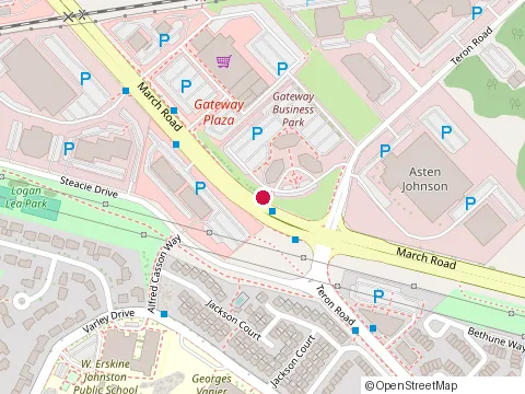 Location of Mallorn Information Systems at 300-340 March Rd, Kanata