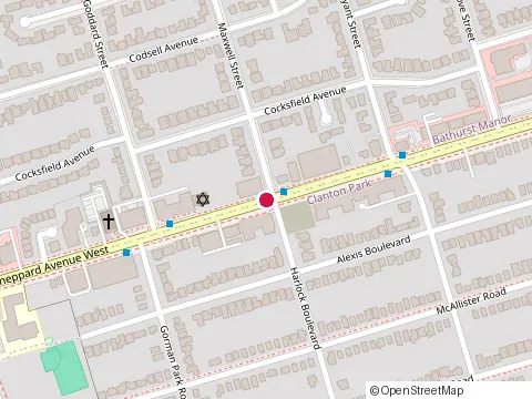 Location of Markle May Phibbs at 758 Sheppard Ave W, North York