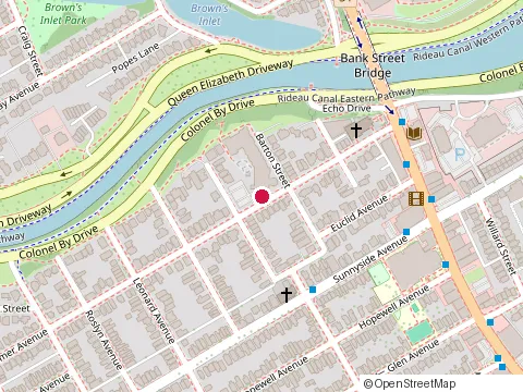 Location of Venvi Colonel By at 43 Aylmer Ave, Ottawa