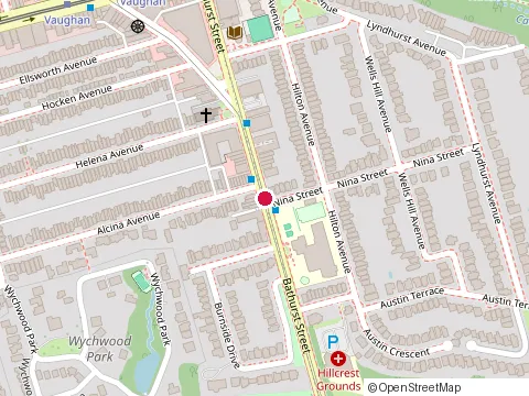 Location of Michael Green at 1415 Bathurst St, Toronto