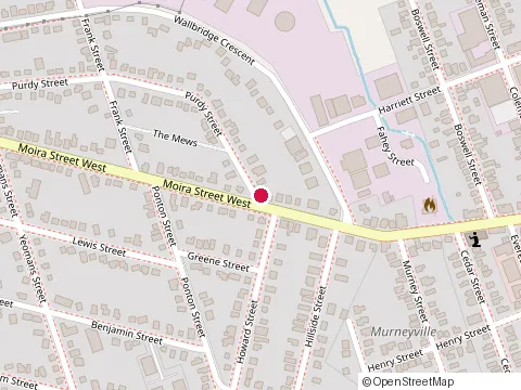 Location of Oliver Insurance Services at 10 Purdy St, Belleville