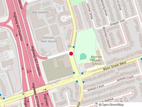 Location of Pace Law Firm at 500-300 The East Mall, Toronto