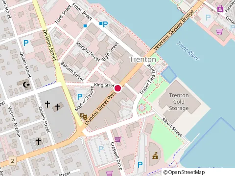 Location of Peer Support South East Ontario at 76 Dundas St W, Trenton