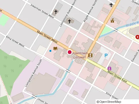 Location of Pins & Needles at 185 Main St W, Listowel