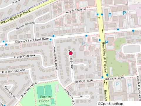 Location of Productions Dubémol at 39 Rue de Jupiter, Gatineau