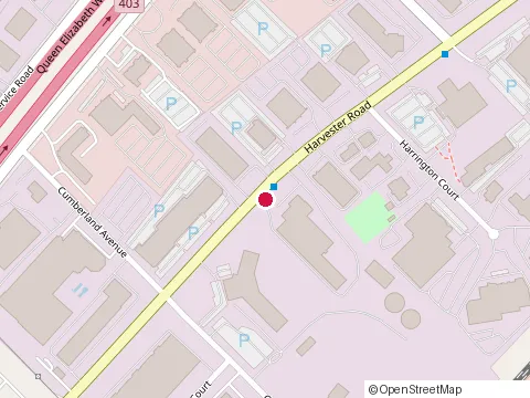 Location of Pv & V Insurance Center l at 3385 Harvester Rd, Burlington