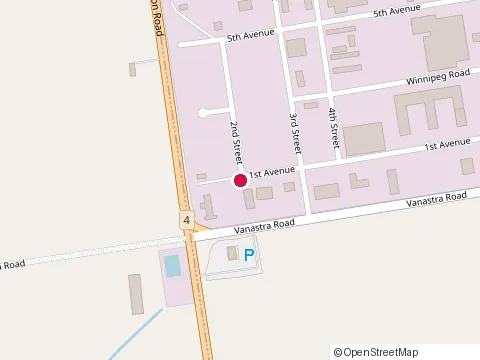 Location of Clinton Public Hospital at 98 Shipley Street, Clinton