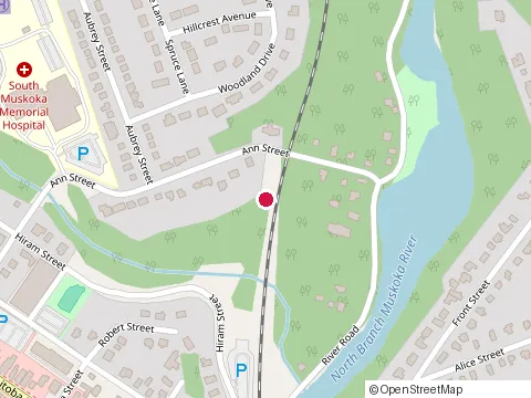 Location of Saunders And Welch at 19 Manitoba St, Bracebridge