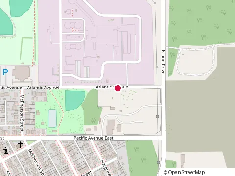 Location of Slovak Legion at 801 Atlantic Ave, Thunder Bay