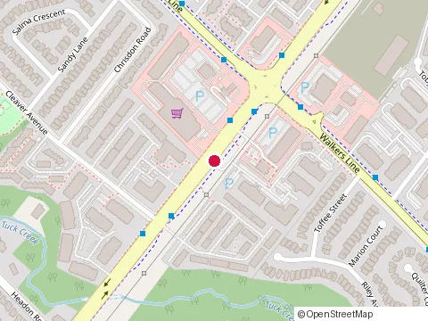 Location of Subway Sandwiches & Salads at 1-3505 Upper Middle Rd, Burlington