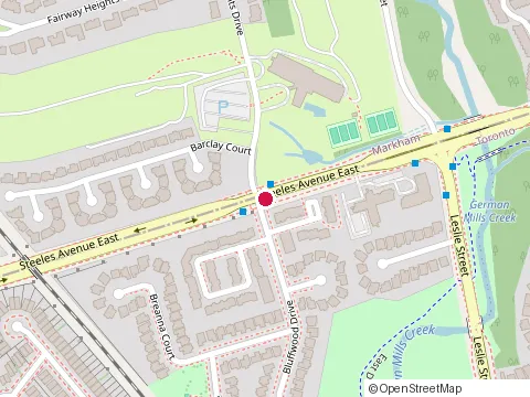 Location of Gibson Long Term Care Residence at 1925 Steeles Ave E, North York