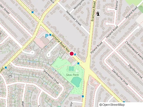 Location of Sutherland Insurance at 240 Victoria Rd N, Guelph