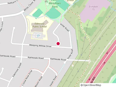 Location of Account On Us at 4402 Weeping Willow Dr, Mississauga