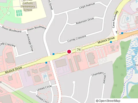 Location of Driven Auto Group in Newmarket, Ontario at 220 Mulock Dr, Newmarket, Newmarket
