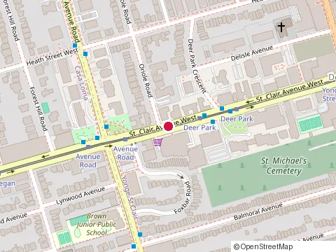 Location of Besa Windows at 110 St Clair Ave W, Toronto