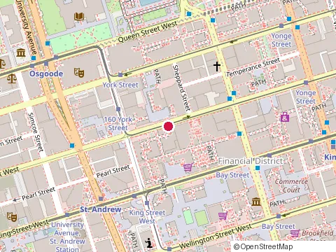 Location of Northbridge Financial Corporation at 105 Adelaide St W, Toronto