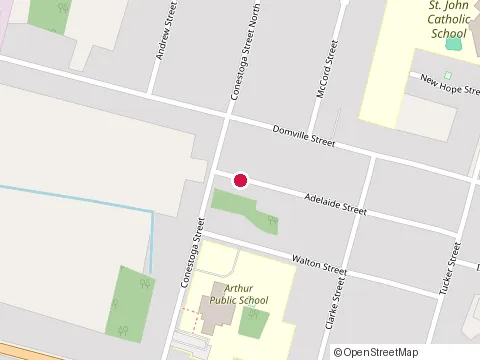 Location of County Of Wellington at 183 George, Arthur