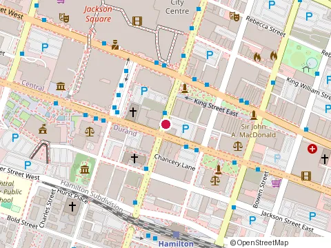 Location of Crawford Adjusters Canada Inc at 38 James St S, Hamilton