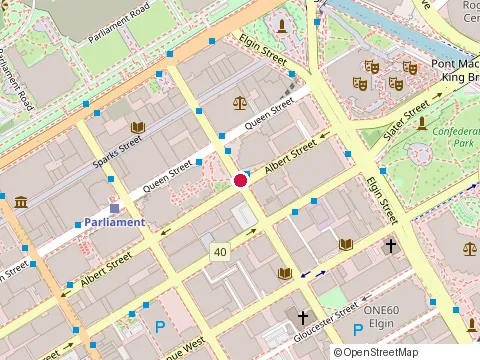 Location of Rcgt Consulting at 116 Albert Street, Ottawa
