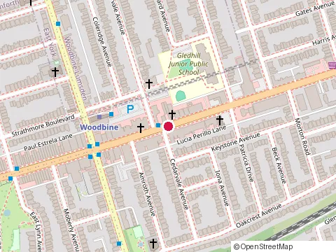 Location of Flaccavento & Kreger at 2181 Danforth Ave, Toronto