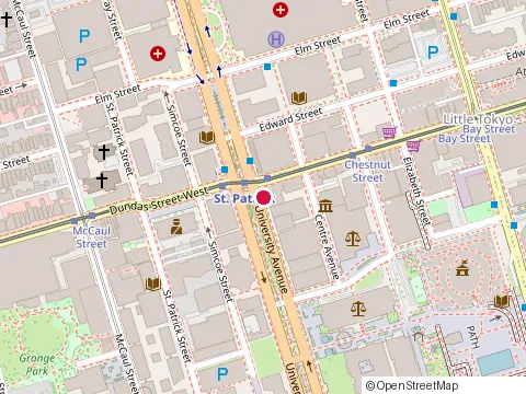 Location of Goodman Solomon & Gold at 1500-439 University Ave, Toronto