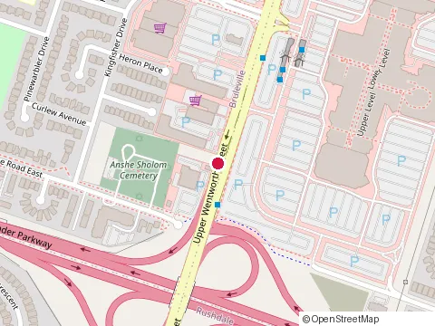 Location of Historia at 999 Upper Wentworth St, Hamilton