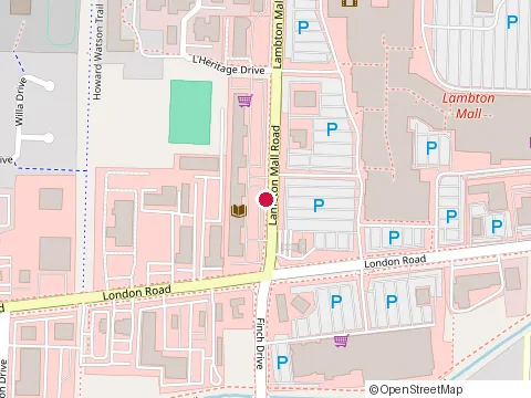 Location of Mall Road Library at 7-1362 Lambton Mall Rd, Sarnia