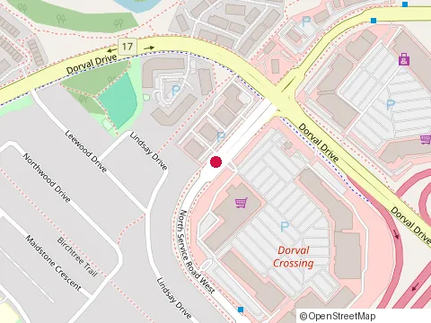 Location of Marks & Ciraco at 308-251 North Service Rd W, Oakville