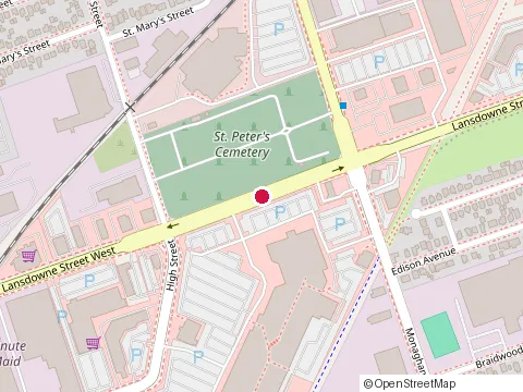 Location of Naturalizer Shoe Shop at 32-645 Lansdowne St W, Peterborough