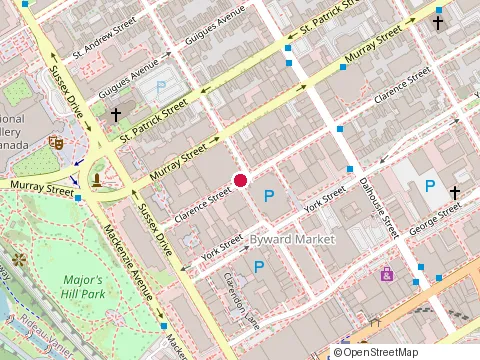 Location of Ouseley Hanvey Clipsham Deep at 410-47 Clarence St, Ottawa