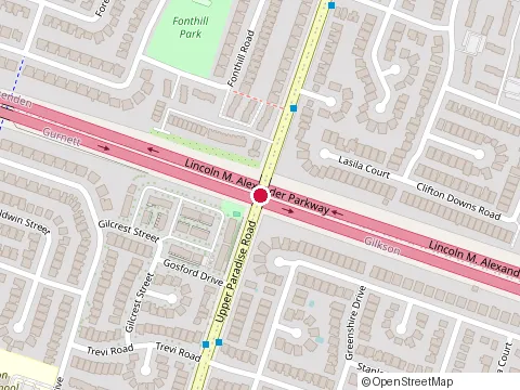 Location of Pattison Outdoor Advertising at 819 Upper Paradise Rd, Hamilton
