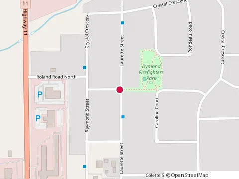 Location of The Running Link at 166 Armstrong St N, New Liskeard