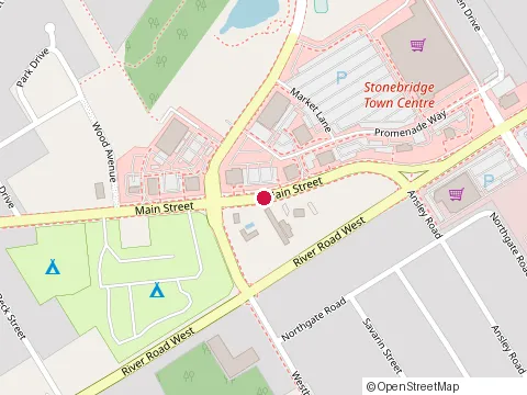 Location of M&M Food Market at 1 Market Ln Unit A2, Wasaga Beach
